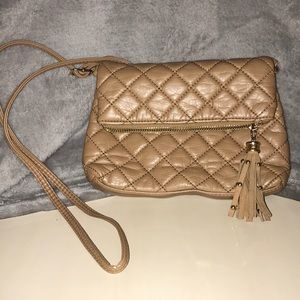 Tan leather LD purse